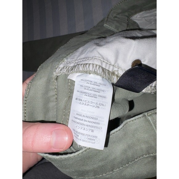 J Crew Ankle Skinny Jeans Women's 27 Sage Green Stretch Pants E6687 Mid Rise - Picture 8 of 10